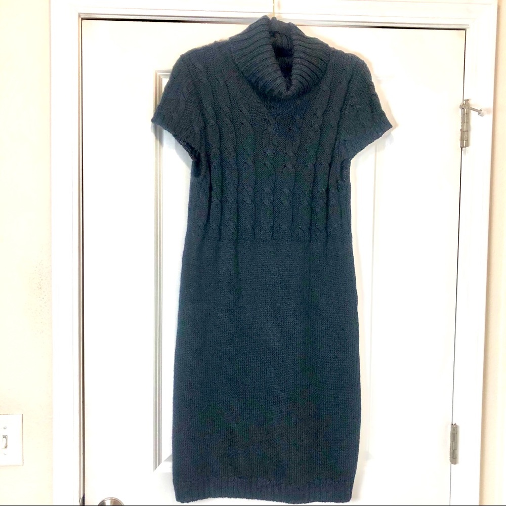 Rabbit Rabbit Rabbit Black Knit Dress.Gently Used